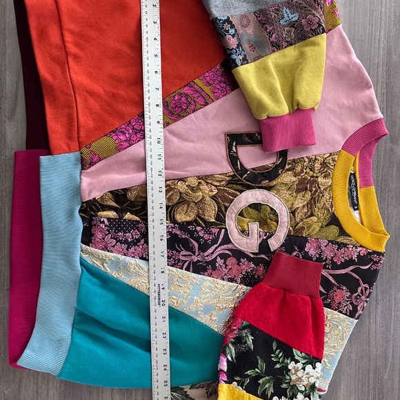 Dolce & Gabbana Multicolor Patchwork Top - Picture 10 of 13